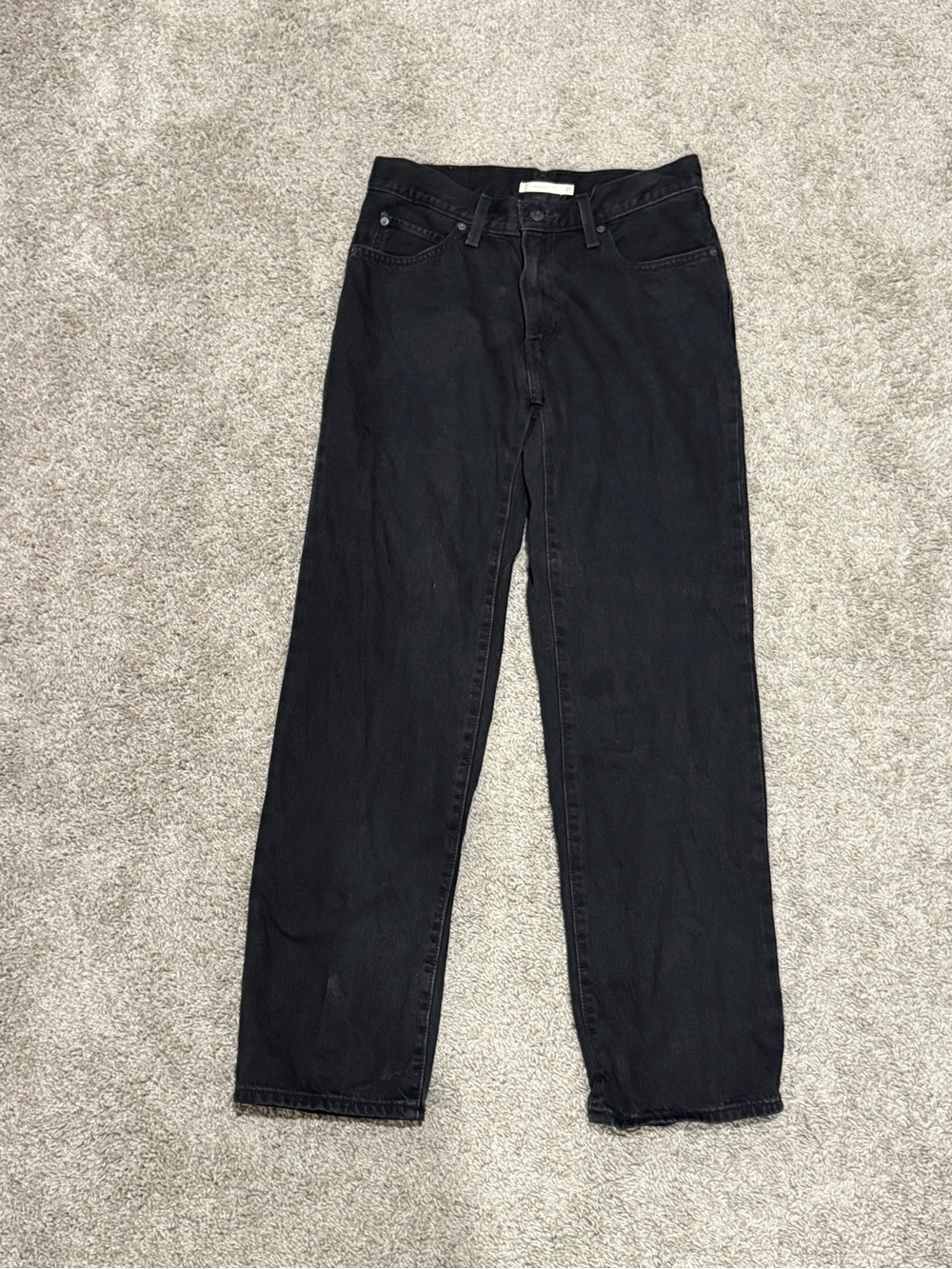 Levi's Women’s Black Straight Jeans